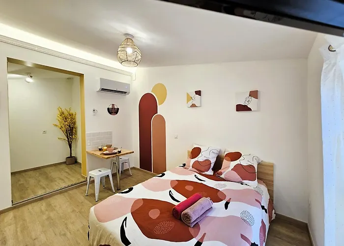 Confort ! Centre-ville, Climatisation, Parking, Wifi, Calme, Tv 公寓 卡尔卡松